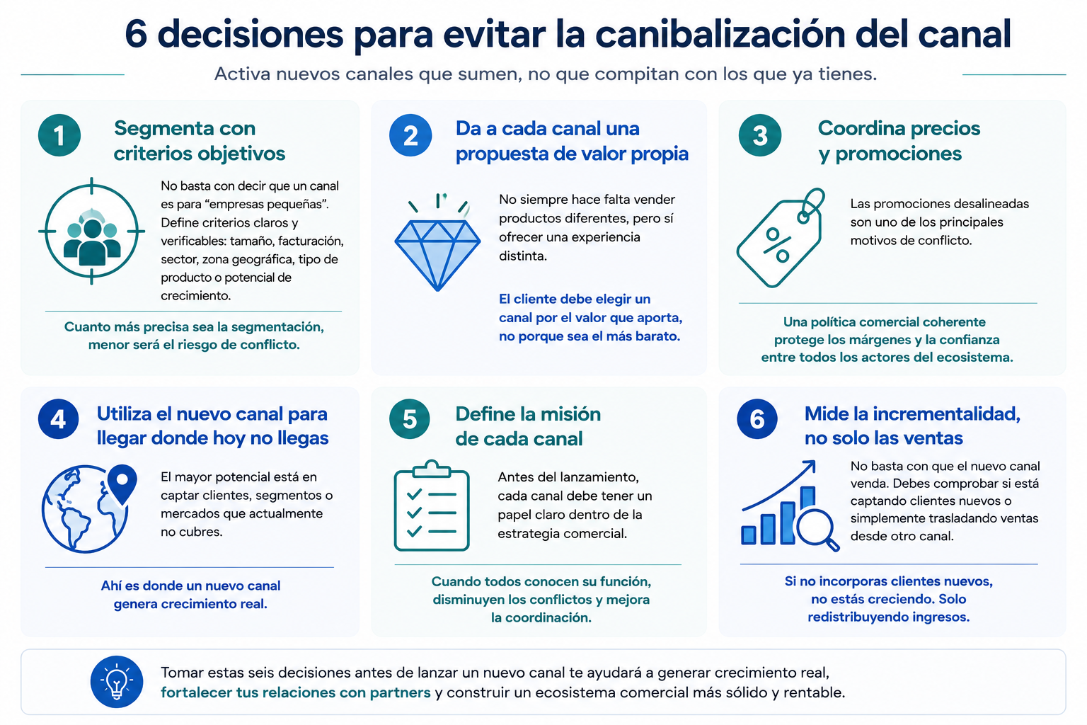 6 decisiones